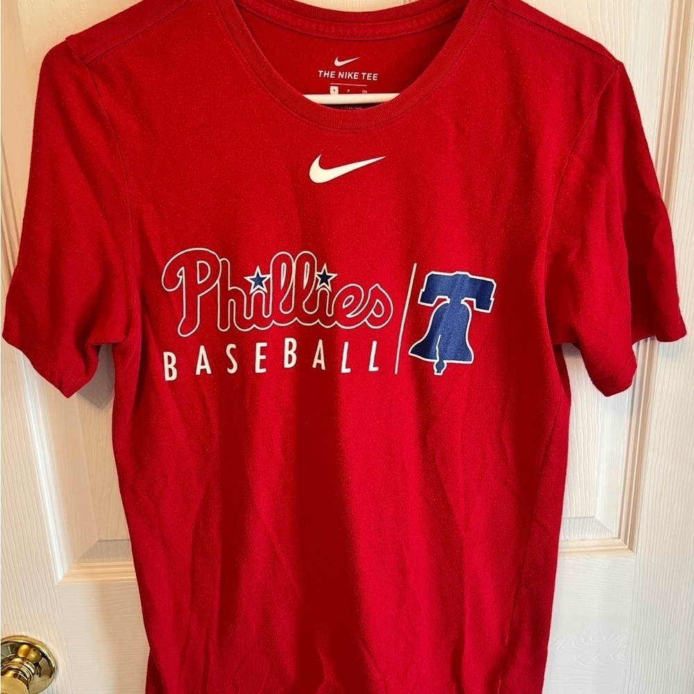 Nike Red Short Sleeve Tee Unisex Size: Small